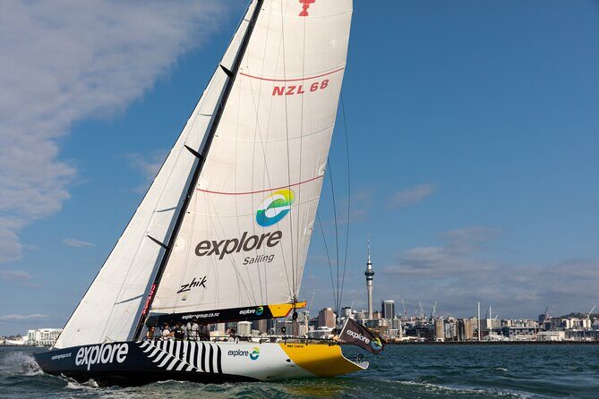 America's Cup Sailing on Auckland's Waitemata Harbour - Captain Julia and the crew vibe: safety, energy, and teaching