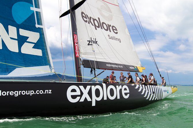 America's Cup Sailing on Auckland's Waitemata Harbour - Hands-on sailing: helms, grinders, and sail work