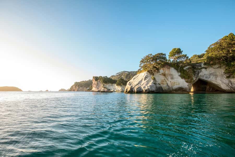 Auckland: Coromandel Driving Creek & Cathedral Cove Day Tour - Getting to Cathedral Cove: Boat Ride Plus the Classic Track