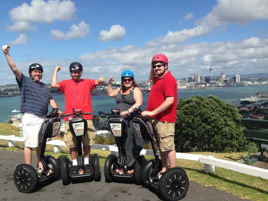Auckland: Segway Tour to Mount Victoria - Cambria Reserve and the Old Quarry Park: Nature, Birds, and Story Stops