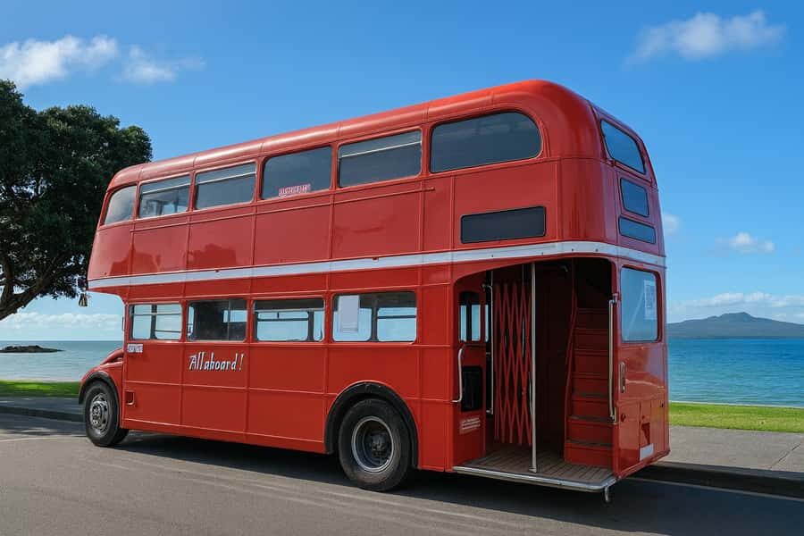 Auckland: Vintage Double-Decker Bus Sightseeing Tour - Harbour Bridge crossing: your best payoff for the time you spend
