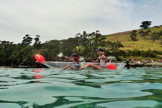 Clearyak hire at Goat Island Marine Reserve - Staying warm and dry enough to enjoy it