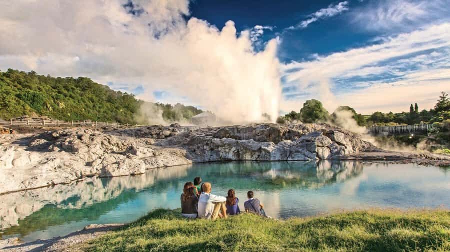 From Auckland: Waitomo Glow Worm Caves & Rotorua Tour - The Maori village tour at Te Puia: worth it, but plan for a fast pace