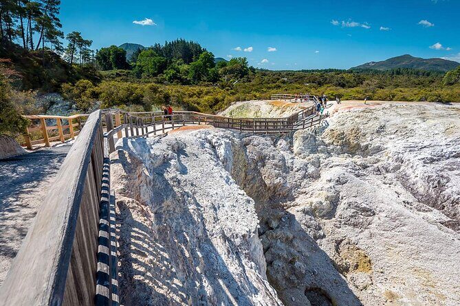 FULL DAY ROTORUA TOUR - Fully Customisable 13 hours Unlimited KMS - Day two is for depth: pick your top geothermal, then add the extras