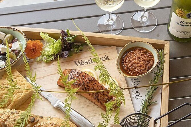 Luxury Private Auckland Wine & Beach Tour with Lunch - Stop 3: Westbrook Winery—lunch, wine choices, and the biggest window