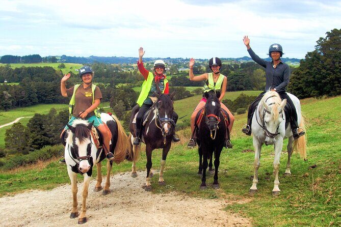 Matakana Art & Horse Riding Experience Private Tour From Auckland - Warkworth horse riding: native forest, open views, and first-time nerves