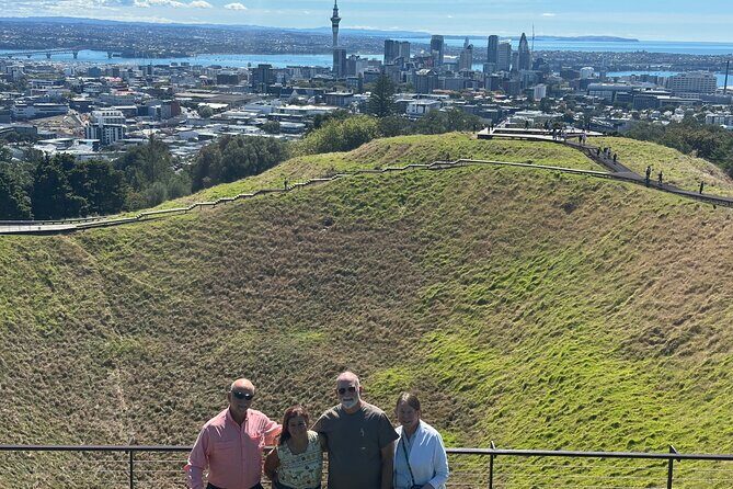 Private Piha Beach, Rainforest Adventure & Mt. Eden with Guide - Mount Eden crater: 360-degree Auckland from Maungawhau