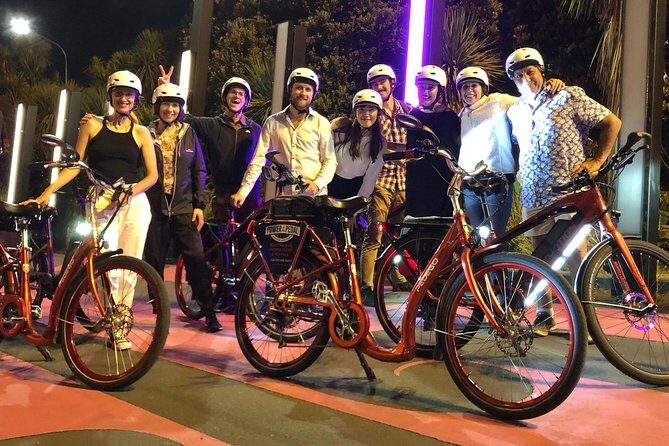 The City Lights: a unique electric bike tour of Auckland by night! - Britomart to the waterfront: neon shopping and skyline views