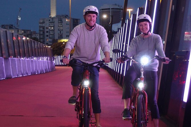 The City Lights: a unique electric bike tour of Auckland by night! - Meeting at Princes Wharf and getting kitted out fast