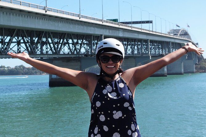 The Classic: our most popular electric bike tour of Auckland's Highlights - Stop 4: Silo Park and the “City of Sails” big-picture moment