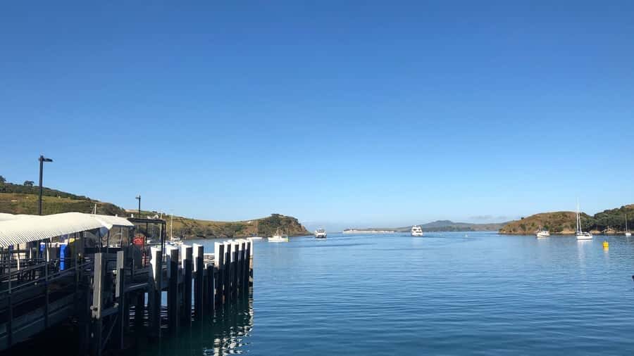 Waiheke Island Gourmet Food and Wine Tour with Lunch - Waiheke Island starter: Matiatia Wharf and the 5-hour flow